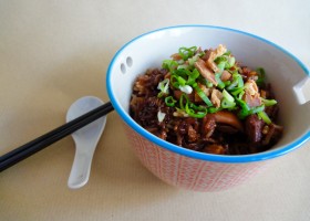 Claypot Chicken Rice, without claypot