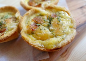 Bacon & Spinach Breakfast Mini Quiche