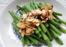Green Beans with Browned Butter and Almonds