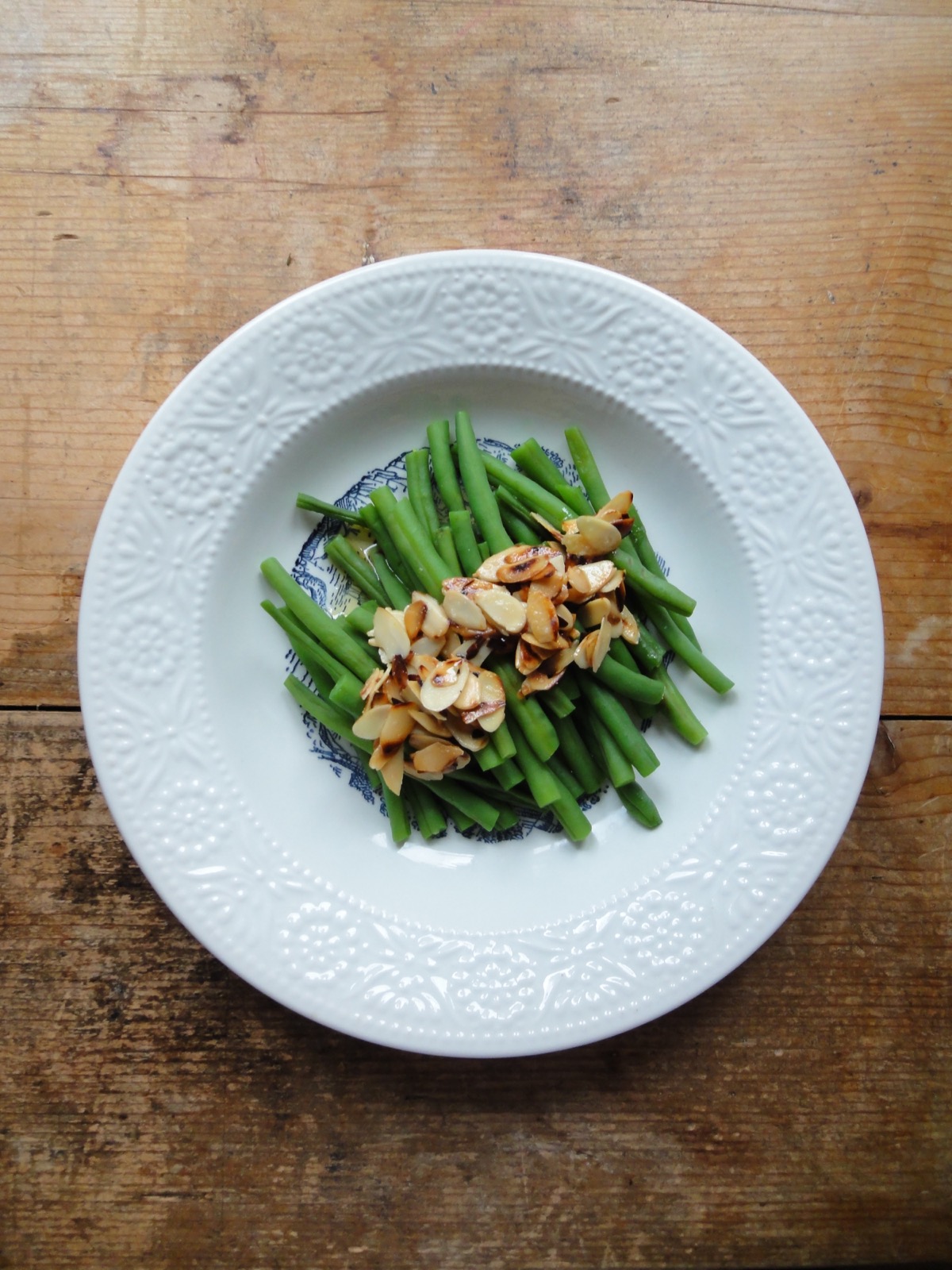 Green Beans with Browned Butter and Almonds 