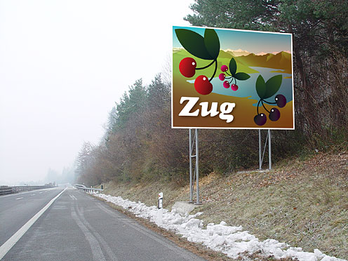 Canton Zug's Sign Board