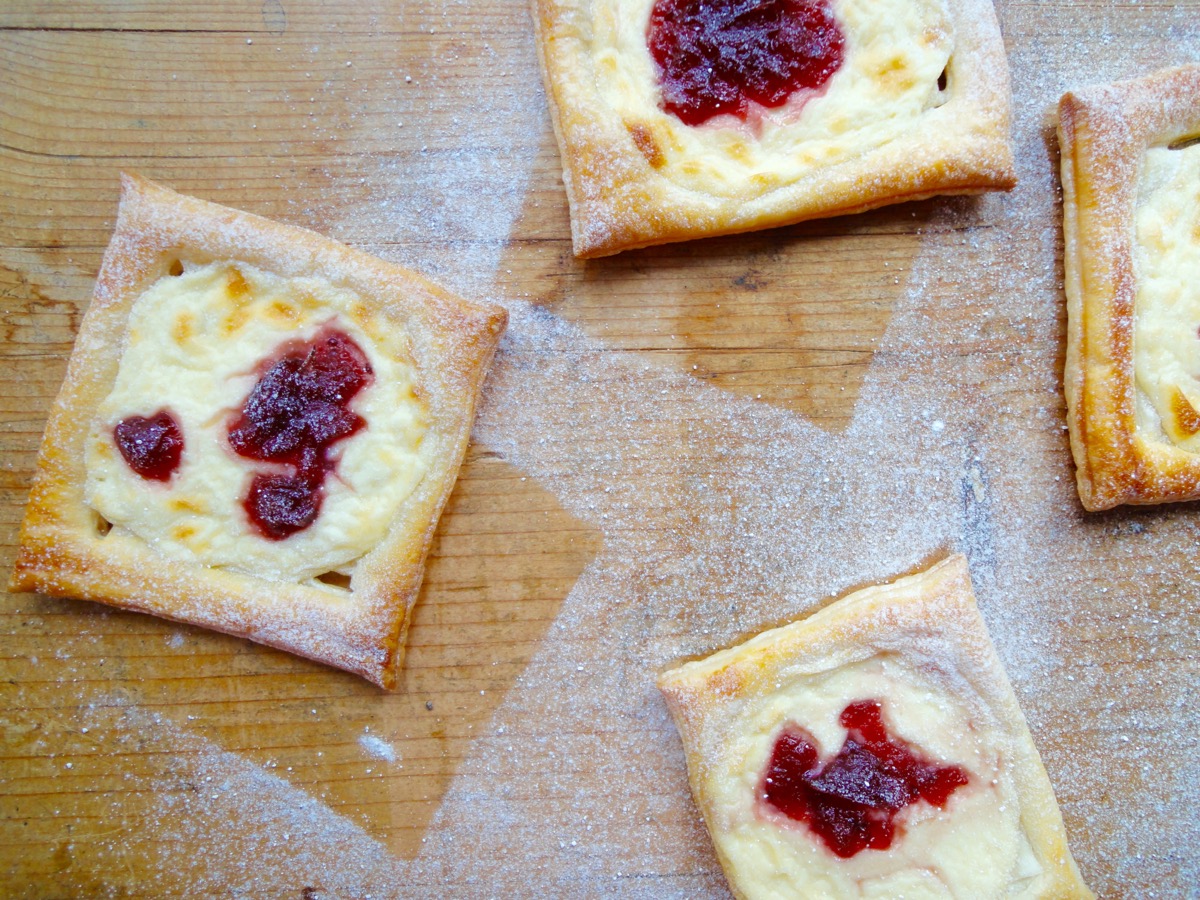 Cream Cheese & Cranberry Danish