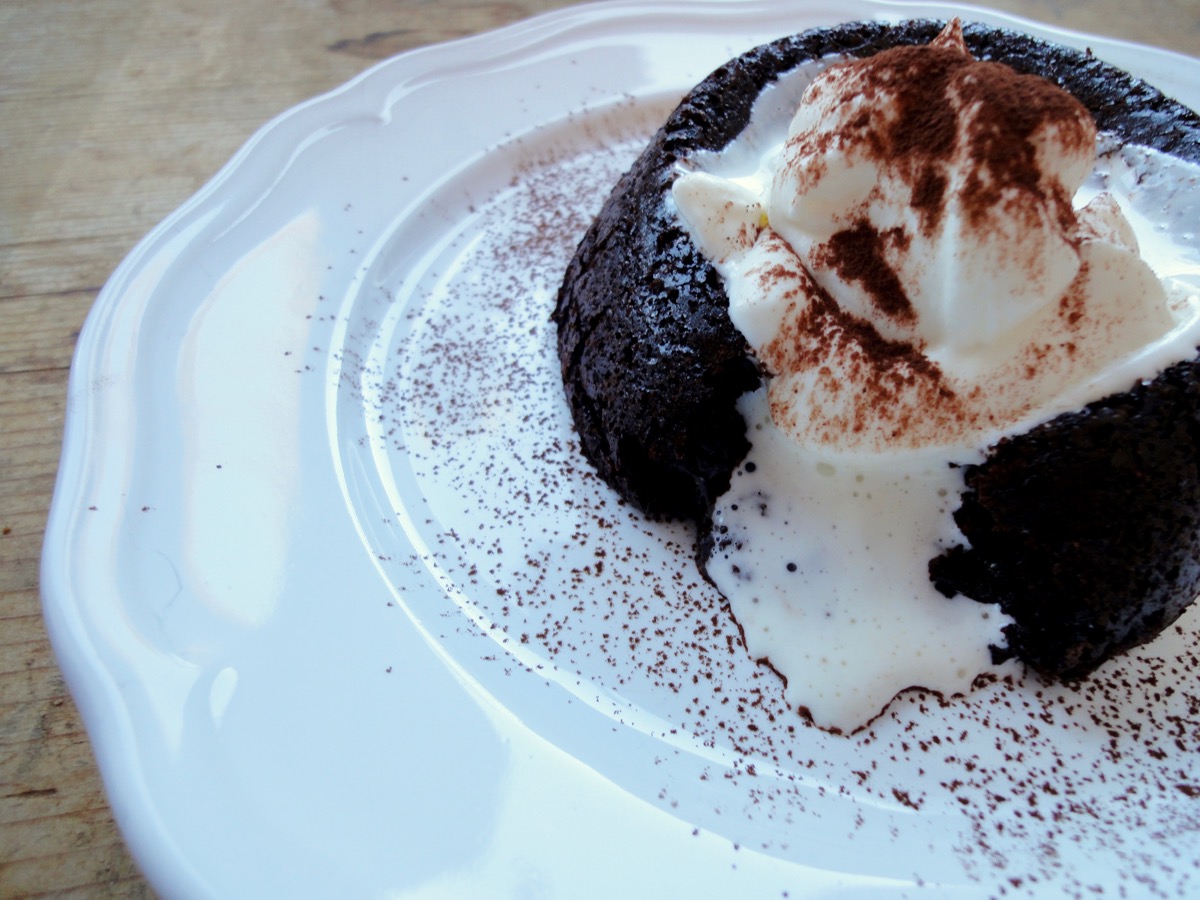 Keto Chocolate Molten Cake