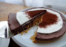 Keto Chocolate Cheesecake Slice