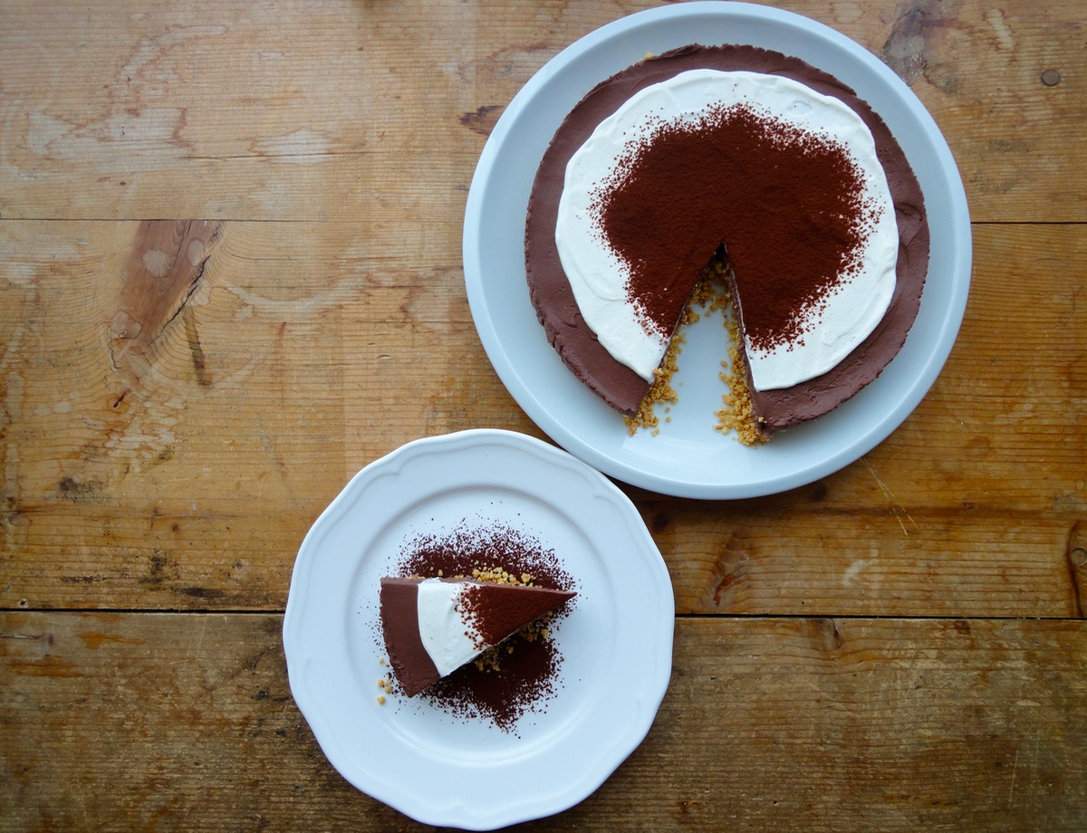 Keto Chocolate Cheesecake Slice